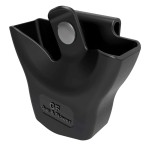 Gun&Flower Handcuff Holder for Hinged & Chain Handcuffs - Fits 1.5\'\'-2.25\'\' Duty Belts, Polymer Handcuff Case, Not for ASP