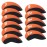 CRAFTSMAN GOLF 11pcs/Set Neoprene Iron Headcover Set with Large No. for All Brands Callaway,Ping,Taylormade,Cobra Etc. (Orange & Black)