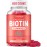 Biotin Gummies for Hair Growth | Max Strength Biotin 10000mcg Prevents Thinning and Loss | Chewable Biotin Supplement For Women Men and Kids | 100 Count Vegan Hair Gummies for Hair Skin and Nails