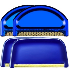 Boao 4 Pieces Sweater Combs to Remove Pilling Sweater Defuzzer Multi-Fabric Shaver and Cashmere Comb Wool Pilling Remover Pills, Fuzz from Clothes(Retro Luxury)
