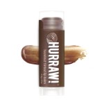 Hurraw! Hazelnut Tinted Lip Balm: (Sheer Brown Tint) Organic, Certified Vegan, Cruelty and Gluten Free. Non-GMO, 100% Natural Ingredients. Bee, Shea, Soy and Palm Free. Made in USA