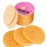 50-Count Compressed, GAINWELL Cellulose, 100% Natural Cosmetic Spa sponges for Facial Cleansing, Exfoliating Mask, Makeup Removal