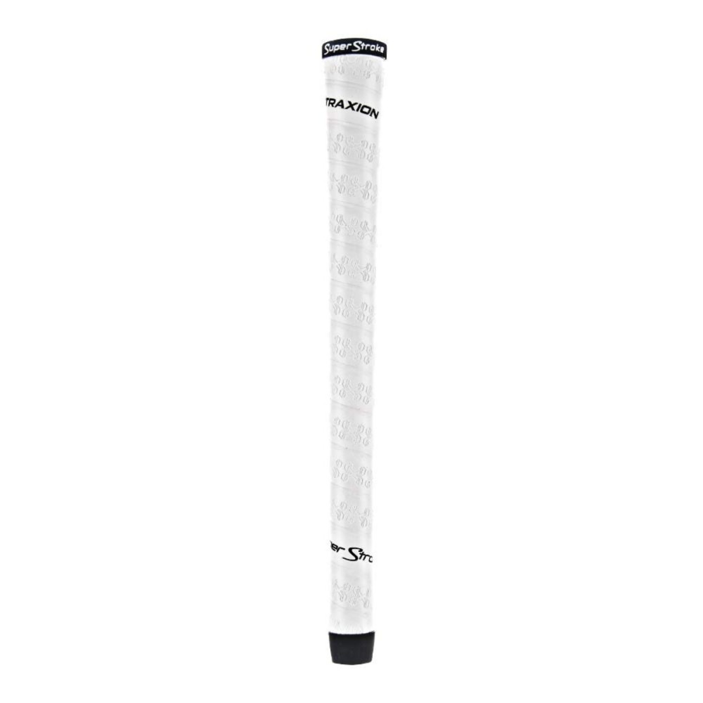 SuperStroke Traxion Wrap Golf Club Grip, Oversize, Advanced Surface Texture That Improves Feedback and Tackiness, Providing Durability and Comfortability, White