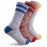 FEIDEER Women\'s Walking Hiking Socks, 3-Pack Outdoor Recreation Socks Wicking Cushion Crew Socks (3WSL18103-M)