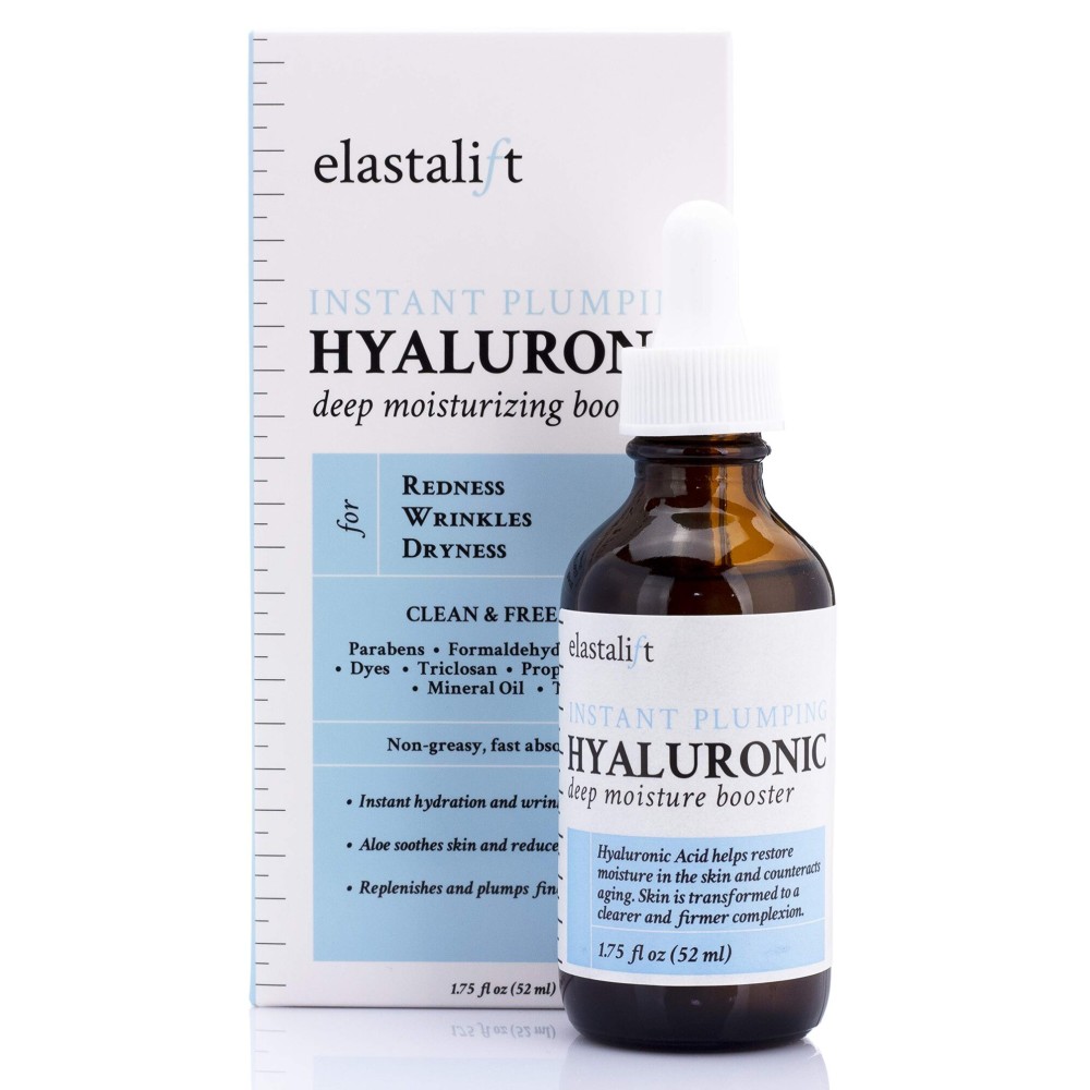 Elastalift Hyaluronic Acid Facial Serum - Hydrating, Firming, & Plumping Face Serum for Anti-Aging - 1 oz