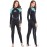 XUKER Wetsuit Women, 2mm Neoprene Long Sleeve Full Body Back Zip Wet Suit in Cold Water for Diving Surfing Snorkeling Kayaking Swimming Scuba Water Sports