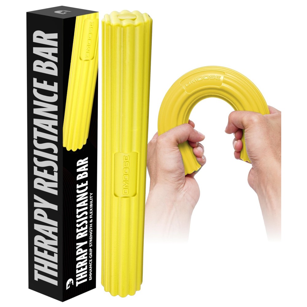 DMOOSE FITNESS Flex Bar (Yellow-Extra Light)