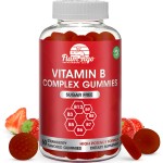 Sugar Free Vitamin B Complex Gummies - Vitamin B12, B7, B6, B3 (Niacin), B5, B8, B9 (Folate)- Third Party Tested- Prenatal, Vegan Diet, Older Adults - B Complex Vitamin Supplement- 60 Gummy Bottle