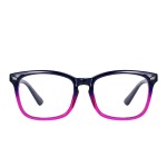 MAXJULI Blue Light Blocking Glasses,Computer Reading/Gaming/TV/Phones Glasses for Women Men(Purple Gradient Pink)