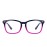 MAXJULI Blue Light Blocking Glasses,Computer Reading/Gaming/TV/Phones Glasses for Women Men(Purple Gradient Pink)