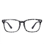 MAXJULI Blue Light Blocking Glasses,Computer Reading/Gaming/TV/Phones Glasses for Women Men(Transparent Black)
