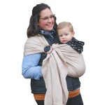Nalakai Luxury Ring Sling Baby Carrier, Soft Linen Blend Baby Sling, Baby Wrap, Wear Your Little One Close to Your Heart, Longer Length