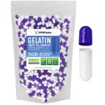 XPRS Nutra Size 0 Empty Capsules - 1000 Count Empty Gelatin Capsules - Pills DIY Capsule Filling - Pure Bovine Pill Gel Caps for Do-It-Yourself Supplements (Purple/White)