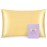 OLESILK 100% Mulberry Silk Toddler Pillowcase for Hair and Skin, Both Sides 19 Momme Pure Natural Silk Travel Pillow Cases with Hidden Zipper, 13x 18, Gold