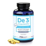 De3 Dry Eye Ultra Pure rTG Omega 3 - Support for Dry Eyes - 2400 mg EPA & DHA - New & Improved-Burpless-3 per day serving, 1-month supply