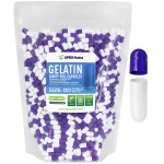 XPRS Nutra Size 00 Empty Capsules - 1000 Count Empty Gelatin Capsules - DIY Pills Filling - Fillable Pill Gel Caps for Do-It-Yourself Supplements (Purple/White)