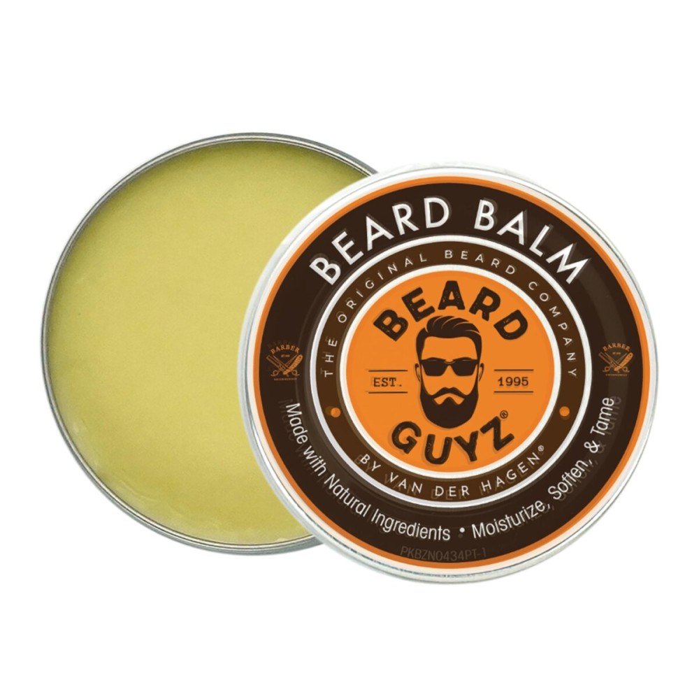 Beard Guyz Beard Balm - Beard Conditioner and Styler for Men, Softens, Tames, and Moisturizes Facial Hair, 2.25 oz