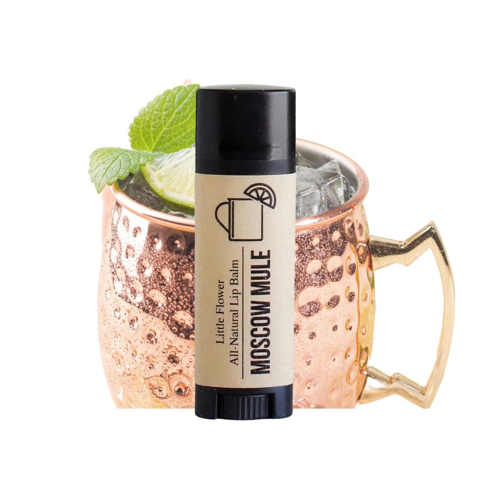 Moscow Mule Lip Balm - Craft Cocktail Lover Gift - Stocking Stuffers for Men Women Funny Gag Gifts Small under 5 dollars