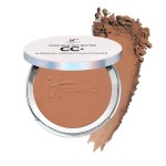 IT Cosmetics CC+ Airbrush Perfecting Powder Foundation (Rich) - Sheer to Full Coverage Pressed Powder, Blurring Pores & Dark Spots, Anti-Aging Face Makeup, Collagen & Niacinamide - 0.33 oz