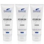 FRAGFRE Hair Styling Gel 8 oz (3-Pack Gift Set) Medium Hold - Fragrance Free Hypoallergenic - Irritation Free Styling Gel for Sensitive Skin - for Men Women Children - Gluten Free Vegan Cruelty Free