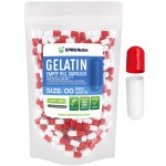 XPRS Nutra Size 00 Empty Capsules - 100 Count Empty Gelatin Capsules - Pills DIY Capsule Filling - Fillable Pill Gel Caps for Do-It-Yourself Supplements (Red/White)