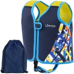 Limmys Premium Kids Swim Vest - Toddler Swim Jacket and Buoyancy Swimming Aid - Modern Design Swimming Vest for Boys, Girls and Babies - with Drawstring Bag