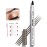 Microblading Eyebrow Pen - 4 Point Eyebrow Pencil for Women, Create Natural Hair-Like, Last All-Day Makeup Kits with 3 Eyebrow Stencils,1 Brow Razor(1 Dark Brown/Chestnut)