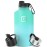 IRON FLASK Camping & Hiking Hydration Flask with Spout, Wide Mouth Insulated Stainless Steel Sports Water Bottle - 64 oz Sky