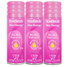Skintimate Skin Therapy Dry Skin Shave Gel for Women, 3 Pack | Skintimate Shaving Cream for Women, Womens Shaving Cream, Shaving Foam, Womens Shave Gel, Pack of 3, 7oz each