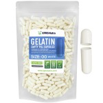 XPRS Nutra Size 00 Empty Capsules - 500 Count Empty Gelatin Capsules - DIY Capsule Filling - Fillable Pill Gel Caps for Do-It-Yourself Supplements (White)