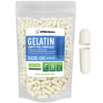 XPRS Nutra Size 00 Empty Capsules - 100 Count Empty Gelatin Capsules - DIY Capsule Filling - Fillable Pill Gel Caps for Do-It-Yourself Supplements (White)