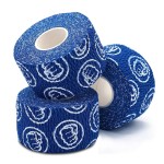 WOD Nation Weightlifting Hook Grip Athletic Tape - Sweat-Proof Thumb Tape - Anti-Blister Weightlifting Grips - Moldable Stretch Gym Wrap - Pack of 3 Rolls, 23 ft Each, Blue