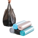 Handle Trash Bags 4 Gallon 100 Counts Small Garbage Bags for Office,Kitchen,Bedroom Waste Bin, Rubbish,Trash Can Liner