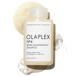Olaplex N. 4 Bond Maintenance Shampoo: Reduces Breakage & Strengthens Hair | Hydrates, Smooths & Detangles | For Coily, Curly, Straight, and Wavy, 250 mL / 8.5 Fl. Oz.
