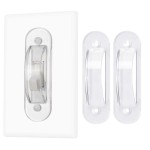 Wall Switch Guards Plate Covers Child Safety Security Home Decor (2 Pack), Clear - Keeps Light Switch ON Or Off Prevent Accidental Device Turn On or Off