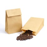 Kslong Mini Brown Paper Bags, 50pcs Small Kraft Paper Bag 1 LB 3.5x2.2x6.7 Baby Shower Wedding Favor Bags Candy Popcorn Treat Bag Bread Cookie Snack Thank You Gift Wrapping Bag Bulk (Brown 2)