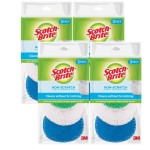 Scotch-Brite Non-Scratch Scouring Pads - Plastic Dish Scrubbers for Kitchen Cleaning, Safe on Non-Stick Cookware & Surfaces, Easy-Rinse Reusable Scrub Pads for Dishes and Pots, 12 Scrubbing Pads Pack