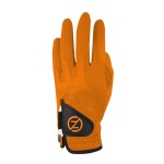 Zero Friction Men\'s Cabretta Elite Golf Gloves, Universal-Fit One Size, Burnt Orange