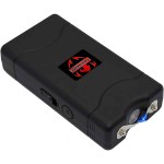 FIGHTSENSE Super Heavy Duty 35 Billion Mini Stun Gun for Self Defense with Bright Led Flashlight, Rechargeable Battery, Nylon Holsters with Belt Loop for Easy Cary (Black)