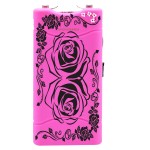 FIGHTSENSE Super Heavy Duty 35 Billion Mini Stun Gun for Self Defense with Bright Led Flashlight, Rechargeable Battery, Nylon Holsters with Belt Loop for Easy Cary (Zebra Pink)