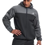 HOTSUIT Sauna Suit for Men Sweat Suits Gym Workout Exercise Sauna Jacket Zip, Gray, S