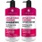 Apple Cider Vinegar Shampoo and Conditioner Set - Stop Flaky and Itchy Scalp - Sulfate Paraben Free Anti Dandruff Soothing Treatment for Dry, Oily and Damaged Hair - Intense Care for Women and Men