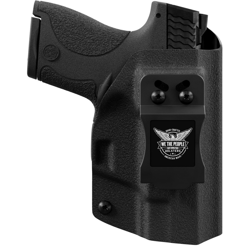 We The People Holsters - Black - Right Hand - IWB Holster Compatible with Glock 19/19X/MOS / 23/MOS / 32/MOS / 44/45/MOS RDS