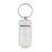 Portable Pill Case Pill Container Waterproof Pill Holder with Keychain Bling Pill Box Medicine Dispenser Bottle Storage for Outdoor Camping Travel (White)