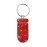 Portable Pill Case Pill Container Waterproof Pill Holder with Keychain Bling Pill Box Medicine Dispenser Bottle Storage for Outdoor Camping Travel (Red)