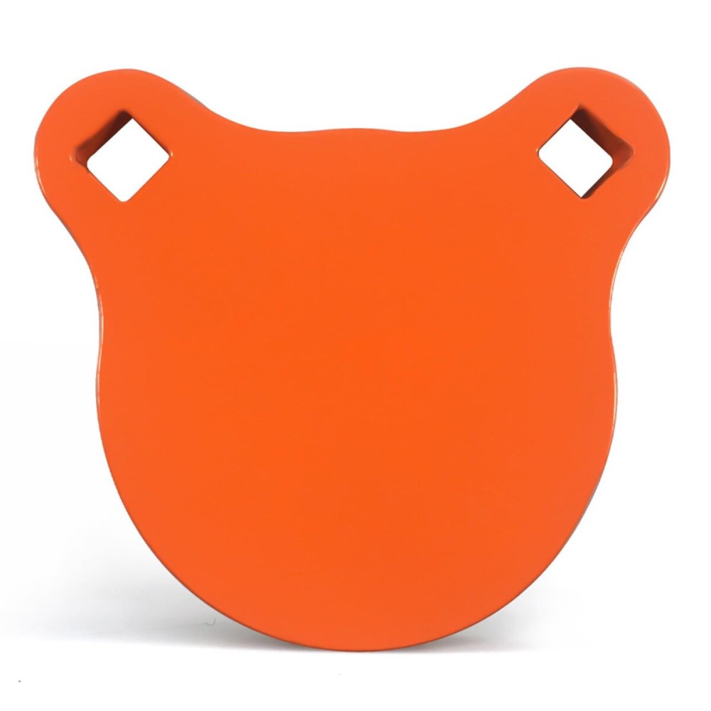 Highwild AR500 Steel Target 3 x 1/2 Gong Shooting Metal Target - Neon Orange