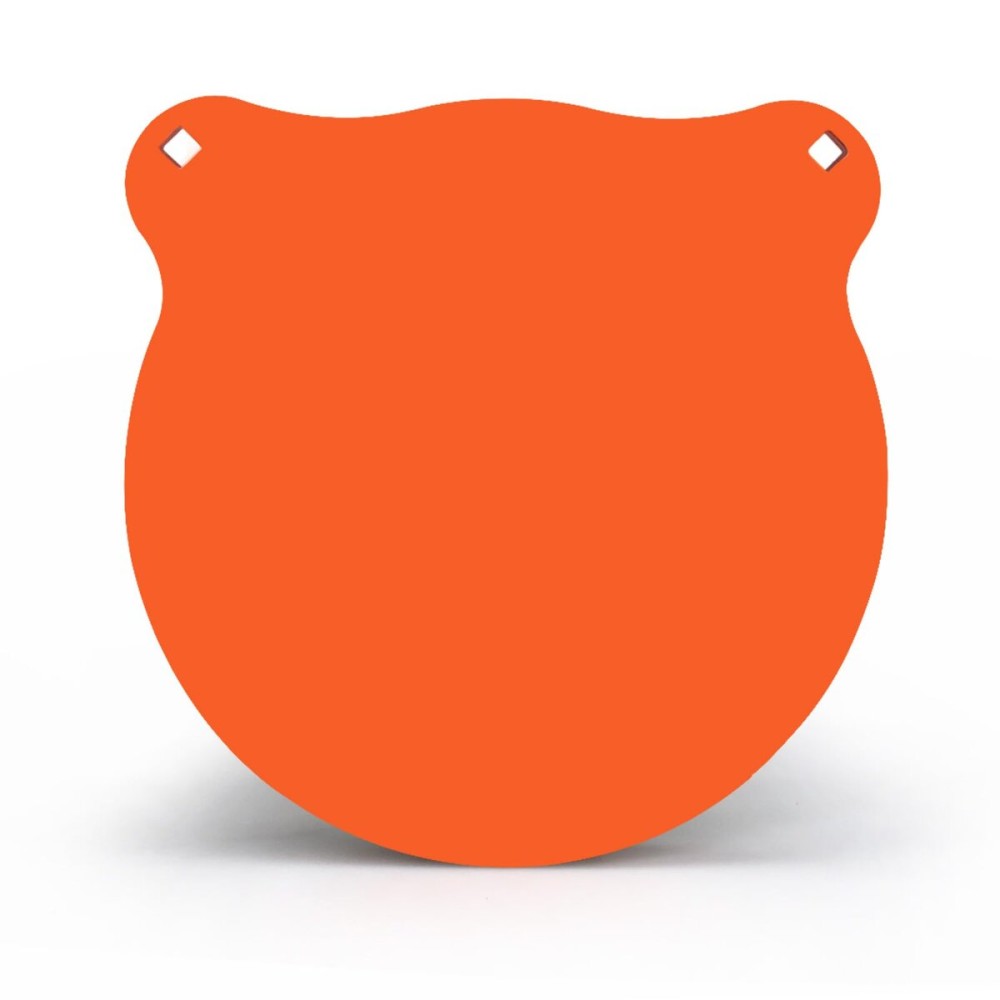 Highwild AR500 Steel Target 12 x 1/2 Gong Shooting Metal Target - Neon Orange
