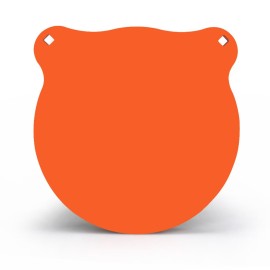 Highwild AR500 Steel Target 12 x 1/2 Gong Shooting Metal Target - Neon Orange