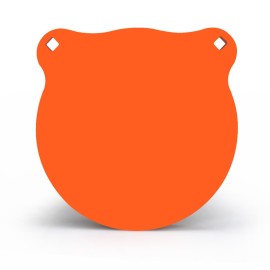 Highwild AR500 Steel Target 8 x 1/2 Gong Shooting Metal Target - Neon Orange