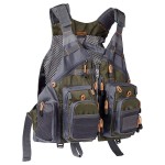 BASSDASH Fly Fishing Vest Multi Pocket Waistcoat Adjustable Size Gifts for Men Women